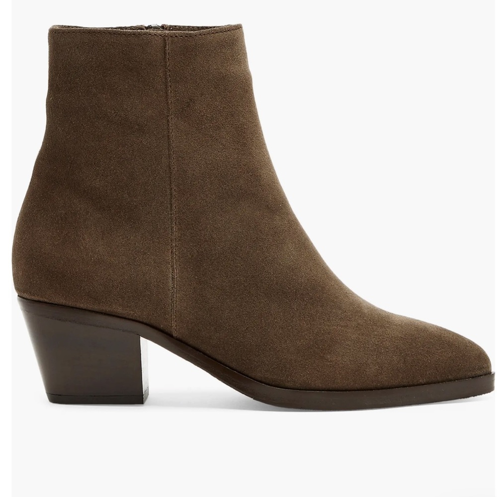 🌹LA CANADIENNE 🌹 Peter Waterproof Bootie Stone Oiled Suede Size: 5.5